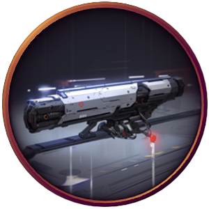 Une arme classique du monde Galaxy Fantasy : le canon laser